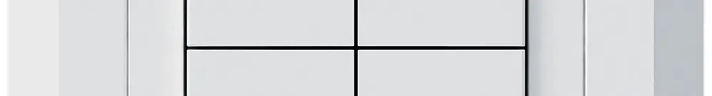 UP-KNX-Storentaster Hager BA kallysto.line C 4-fach 92×92mm weiss 