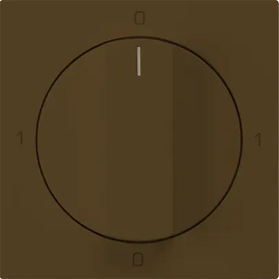 Intérieur pour interrupteur rotatif kallysto 0/1L brun avec manette 