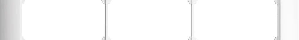 UP-Kopfzeile EDIZIOdue 1×3 weiss 
