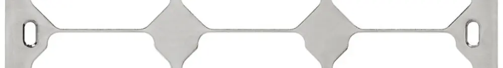 Placca di fissaggio Hager 2×3 hor. 197×137mm 
