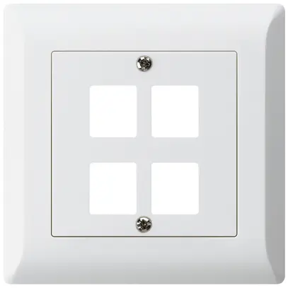 Kit frontale INC HMS kallysto.line per 4 moduli bianco 