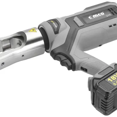 Outil d.sertissage électro-hydrauli.à accu CIMCO forme H 0…130kN, 8…9s 10…400mm² 