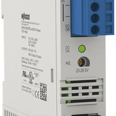 Alimentazione AMD WAGO EPSITRON COMPACT monofase, 6A 24VDC 