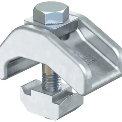 Spannklaue schwer Bettermann, mit Gleitmutter M12×65mm, Stahl, Zinklamelle 