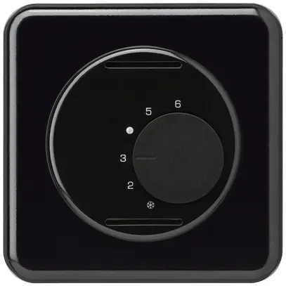 Thermostate d'ambiance ENC BASICO noir sans interrupteur 