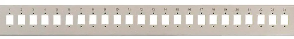 Plaque frontale pour panneau de distribution 19" pour FO 1UH 