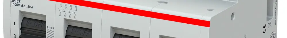 Disgiuntore ABB S804PV-SP125 4P 1500VDC 125A 5kA 6UM 