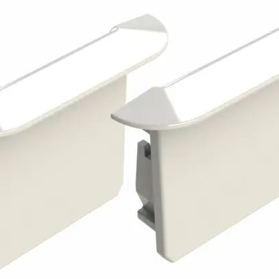 luxKIT Endkappe K20 - 2x silber 