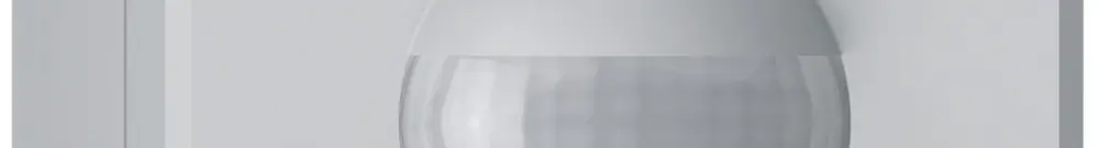Rilevatore di movimento AP Hager robusto IP55 3 fili grigio chiaro 