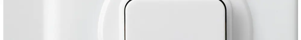 Interrupteur AP basico 3/2L blanc 