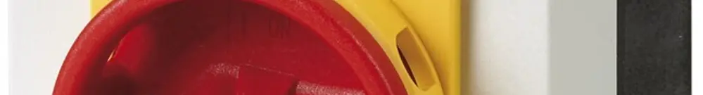 Interruttore di sicurezza ETN 0/3L 1Ch/R 25A maniglia rosso/giallo 