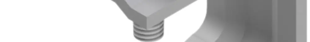 Staffa di serraggio Lanz 25mm galvanizzato 