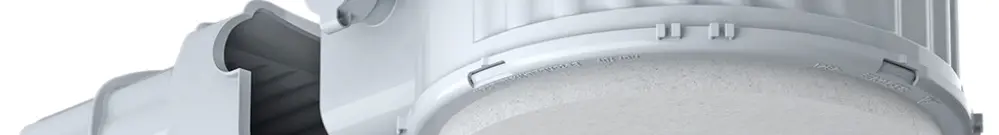 Boîtier INC AGRO HaloX 180 avec tunnel 190mm et plaque en fibres minérales 