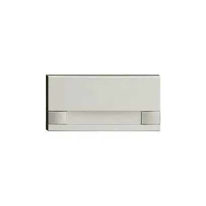 Tasto 1/2 KNX/elettronico senza LED+cart. EDIZIOdue comando 2×grigio chiaro 