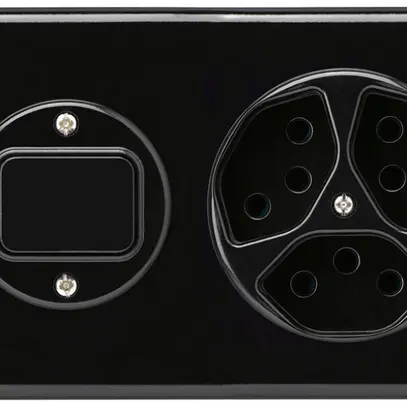 Combinaison ENC I-I 3/1L+3×type 13 basico noir horizontale 