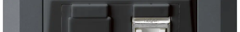 Kit de montage ENC kallysto.line C cat.6 1RJ45/s anthracite 