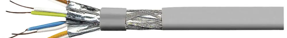 Câble informatique VALUE Solid cat.8.1 S/FTP 4P AWG22 2000MHz Dca gris 100m 
