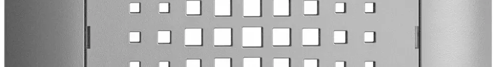 Kit frontale INC EDIZIOdue silver 88×88mm per gong 3070 