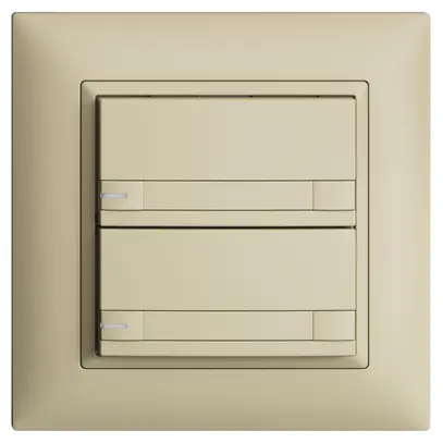 Pulsante KNX RGB INC EDUE FMI, 250mW, c.LED RGB, carta, 2×pulsanti, C.2×T., van 