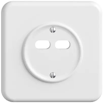 Kit di montaggio INC Feller STANDARDdue per presa USB 18W 2×tipo C bianco 