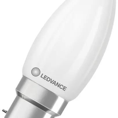 Lampada LED LEDVANCE CLASSIC B B22d 3.4W 470lm 827 REG B10.5 opaco Ø35×94mm 