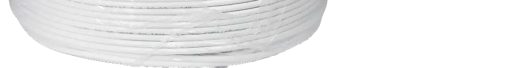 Câble coaxial TV/radio 75 ohm Ø4.3mm blanc Eca 