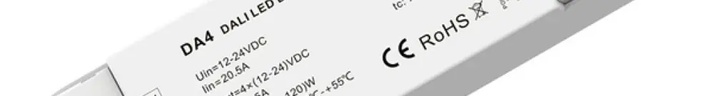 Dimmer DOTLUX IP20 12…24V DALI 480W 4×5A 