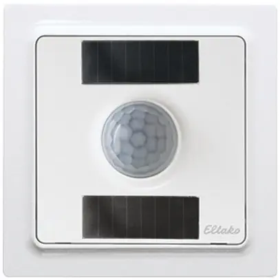 Rilevatore di movimento/luminosità RF AP Eltako FBH55SB solare bianco lucido 