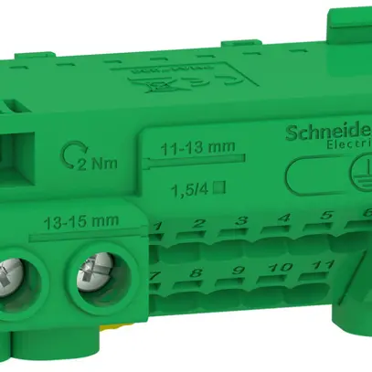 Borne de terre SE Resi9 CX/Pragma Plus pour 14 connexions 