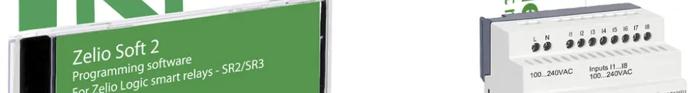 Modulo di comando kit Zelio II compact 230V, SR2B121FU 