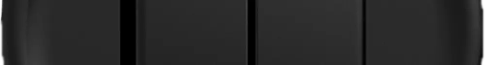 Interruttore INC STANDARDdue 1/3+3/1L nero 