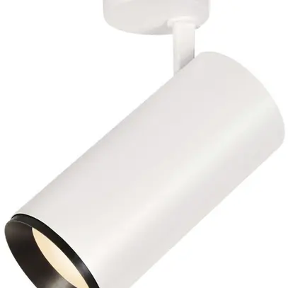 Plafonnier LED SLV NUMINOS SPOT DALI XL 36W 3530lm 3000K 24° blanc/noir 