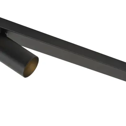 Plafonnier SLV KAMI GU10 3×0…10W 700×125mm noir 