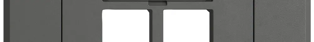 UP-Montageset EDIZIO.liv EASYNET S-One SNAPFIX® gerade 2×RJ45 dgu 