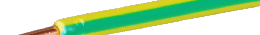 T-Draht 6mm² grün-gelb Ring à 100m H07V-U Eca 