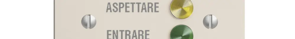Stazione da porta EDIZIOdue crema per segnale di chiamata 