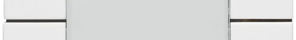 Kit frontal Hager kallysto 4×KNX blanc 