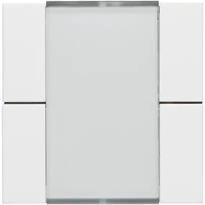 Kit frontal Hager kallysto 4×KNX blanc 