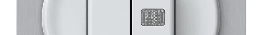Interruttore a pulsante luminoso INC origin sch 1 (3+3) 1×LED 77×77mm bianco 