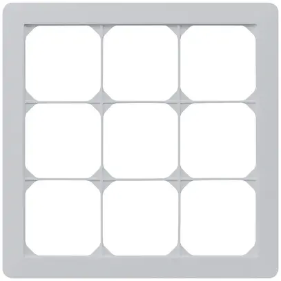 Telaio di copertura INC kallysto.trend 3×3 grigio chiaro 214×214mm 