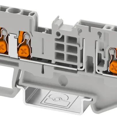 Borne de sectionnement joignable PX XT 2,5-TWIN-TG 4mm² 20A 500V 3×1 DIN35 gr 