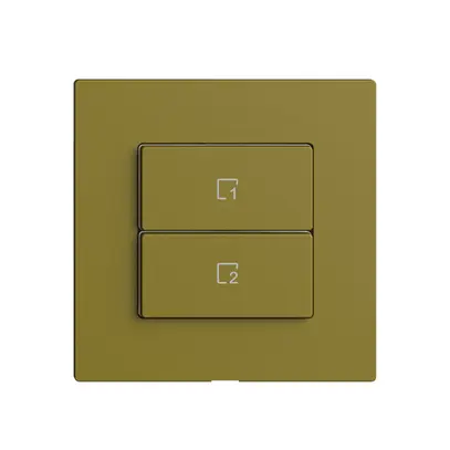 Commande pour poussoir scène 2 scènes vert./2T Edue Wiser olive 