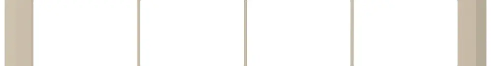 Telaio di copertura INC kallysto.line 4×3 beige orizzontale 212×272mm 