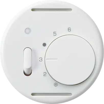 Einsatz zu UP-Raumthermostat basico weiss mit Schalter 