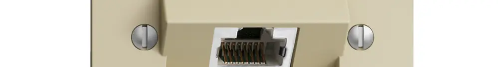 Presa INC 1×RJ45/s 4P ITplus EDIZIOdue vanille 