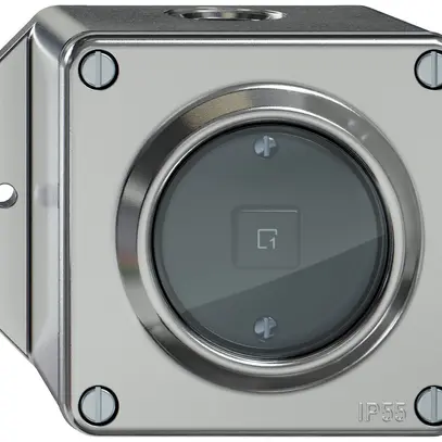 AP-Szenentaster ELEMENT Wiser 1 Szene 1T aluminium 