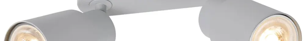 Spot SLV PURI 2.0 Tube CW GU10 2×6W DIM 150×42×138mm grau 