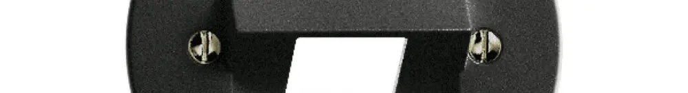 Disque frontal FH 1×RJ45 noir ITplus 58mm 
