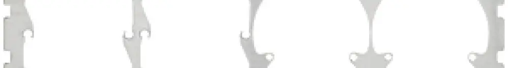 Placca di fissaggio Hager grd.1×4 2×52 + 2×3P 257×77 mm all 