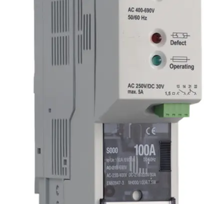 Sezionatore HPC weber.silas DIN000 690VAC 100A pr.INC 32/70mm alto cont.fusibile 